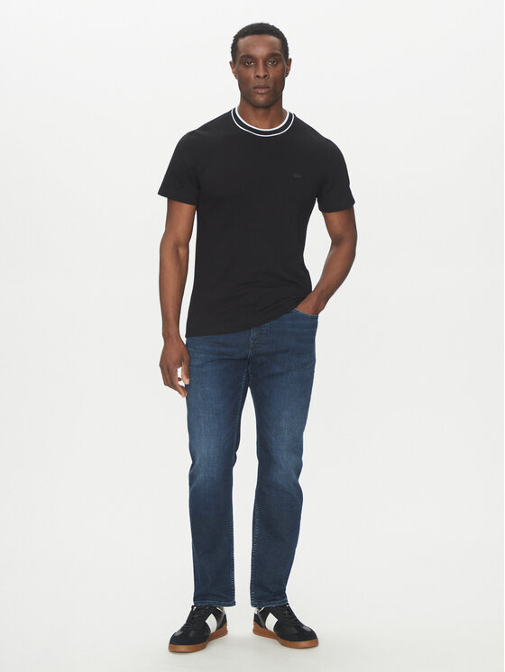 Lacoste Lacoste Футболка TH8174 Чорний Regular Fit