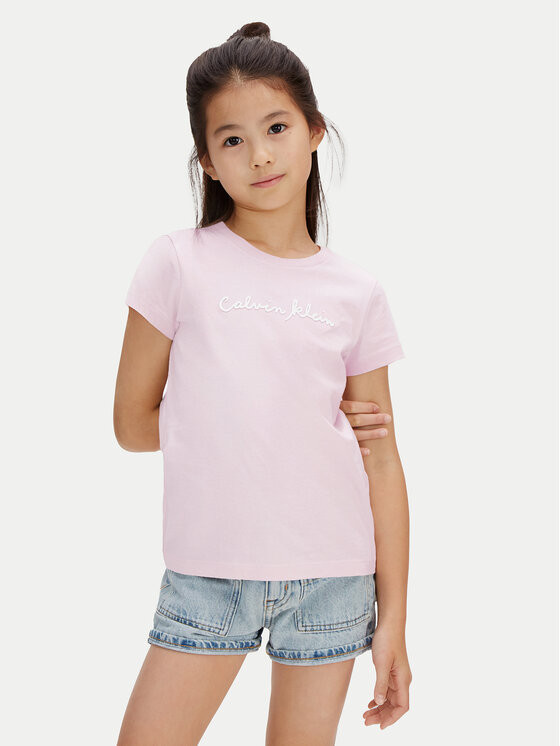 Calvin Klein Jeans Calvin Klein Jeans Camiseta LVCKSJA17G Rosa Regular Fit
