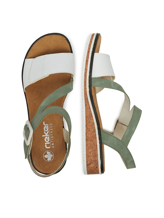 Sandale Rieker V3660-52 Verde | Epantofi.ro