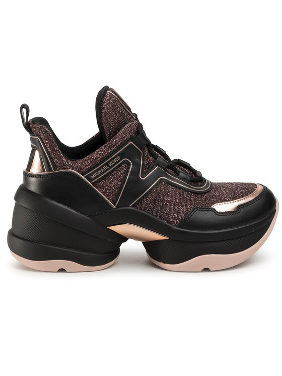 MICHAEL Michael Kors Сникърси MICHAEL Michael Kors Olympia Trainer 43R0OLFS5D Розов