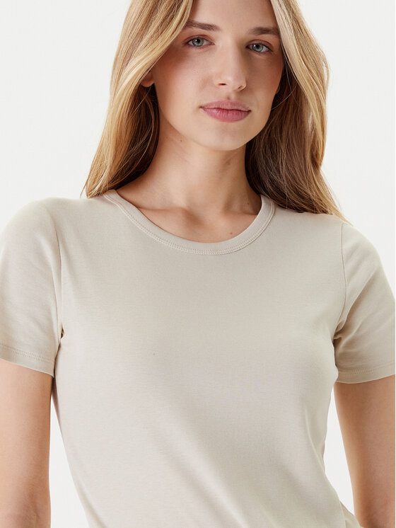 United Colors Of Benetton United Colors Of Benetton Футболка 3GA2E16A0 Бежевий Regular Fit