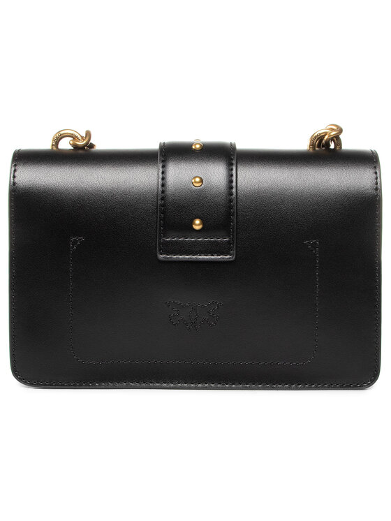 PINKO Ročna torba Pinko Love Mini Icon Simply C. PE 20 PLTT 1P21TF Y6JC Črna