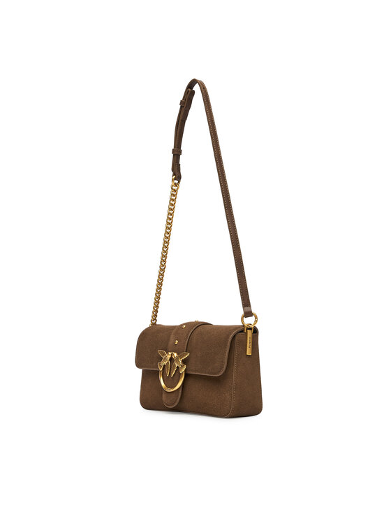 petit Geantă PINKO Love One Mini Slouchy Fl PE 25 PLTT 104340 A2CC Maro