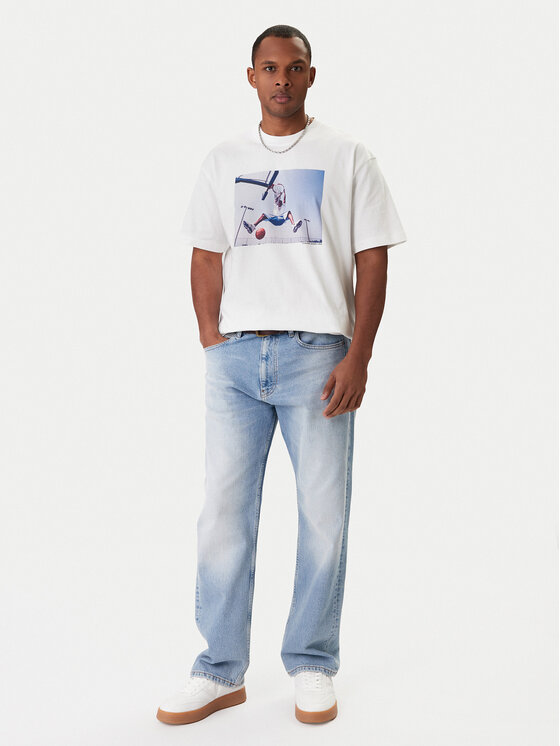 Guess Jeans Guess Jeans Camiseta M5BI3I K8FQ4 Blanco Regular Fit