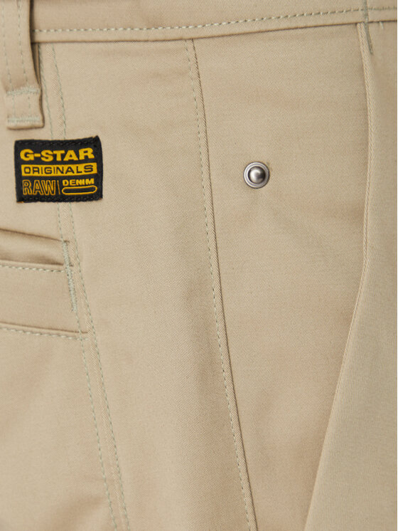 G-STAR G-Star Raw Шорти з тканини Bronson 3.0 D26337-5126 Бежевий Regular Fit