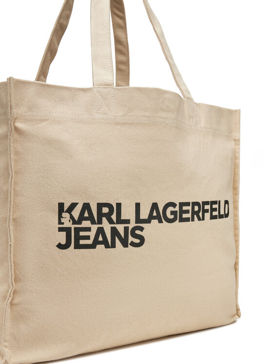 KARL LAGERFELD Ročna torba KARL LAGERFELD A1W50002 Bež