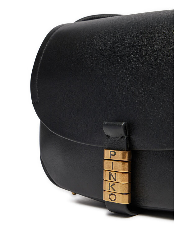 PINKO Ročna torba PINKO Saddle Mini AI 24-25 PLTT 103831 A1ZX Črna
