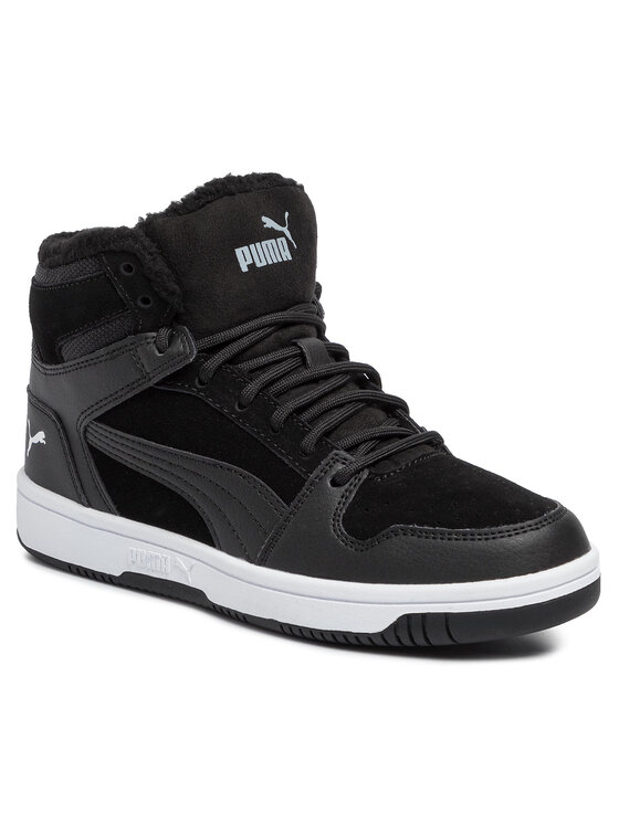 Puma Sportcipők Puma Rebound Layup Fur SD Jr 370497 01 Fekete
