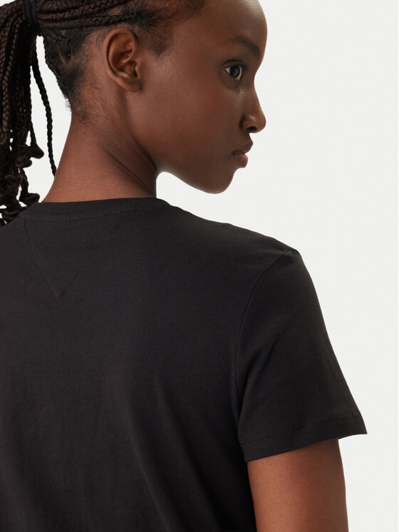 Tommy Jeans Tommy Jeans Camiseta DW0DW22277 Negro Regular Fit