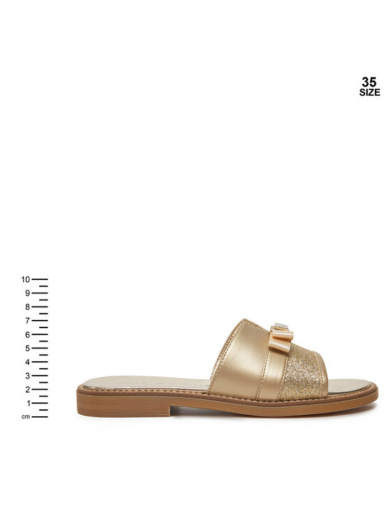 Tommy Hilfiger Iešļūcenes Tommy Hilfiger Sandal T4A2-33942-0572 S Zelta