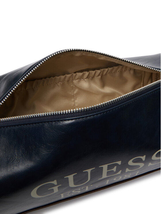 Guess Pochette per cosmetici Guess Oslo PMOSVI P6310 Blu scuro