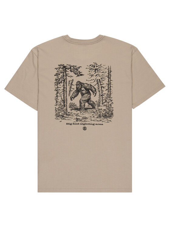 Element Element Camiseta Bigfoot Walking ELYZT00584 Beis Regular Fit