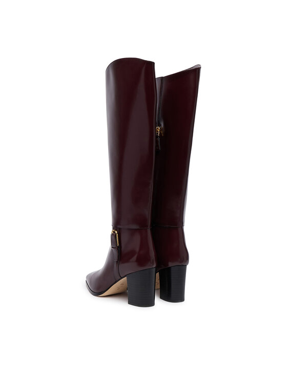 LAUREN RALPH LAUREN Čižmy LAUREN RALPH LAUREN Rlyn Bk T Hl Bo Tal 802P12879003 Tmavo hnedá
