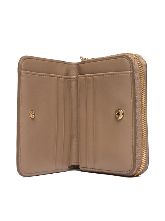 Calvin Klein Peňaženka Calvin Klein Ck Medium Flap Zip Around LV04F1075G Béžová