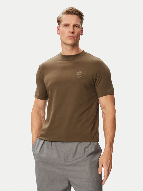 KARL LAGERFELD KARL LAGERFELD Camiseta 755041 563221 Marrón Regular Fit
