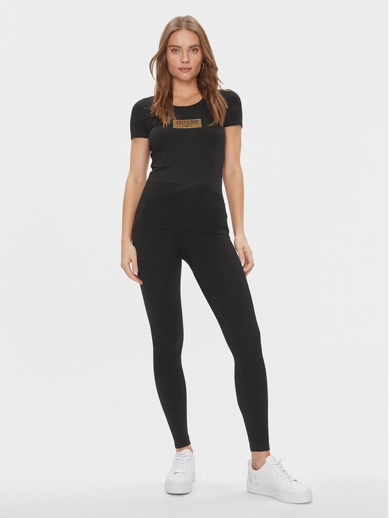 Guess Guess Футболка W4RI33 J1314 Чорний Slim Fit