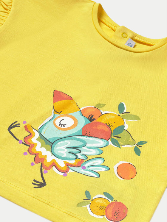 Mayoral Mayoral Футболка 1048 Жовтий Regular Fit