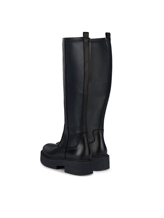Geox Stivali al ginocchio Geox D Spherica Ec7 D36VDF 043BC C9999 Nero