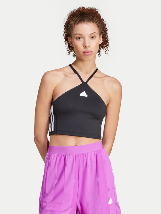 adidas adidas Топ Tiro Cut 3-Stripes Summer IX3503 Чорний Slim Fit