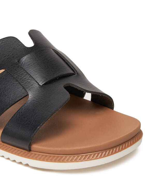 Skechers Шльопанці Skechers BOBS Desert Kiss Low-Peak Look 114707/BLK Чорний