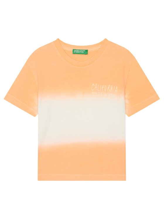 United Colors Of Benetton United Colors Of Benetton Футболка 3NPDG10J5 Оранжевий Regular Fit