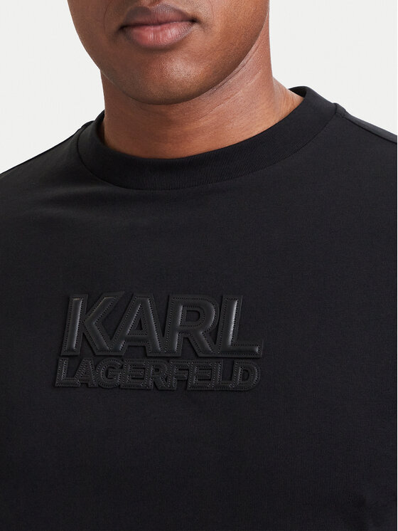 KARL LAGERFELD KARL LAGERFELD Camiseta 755073 564250 Negro Regular Fit