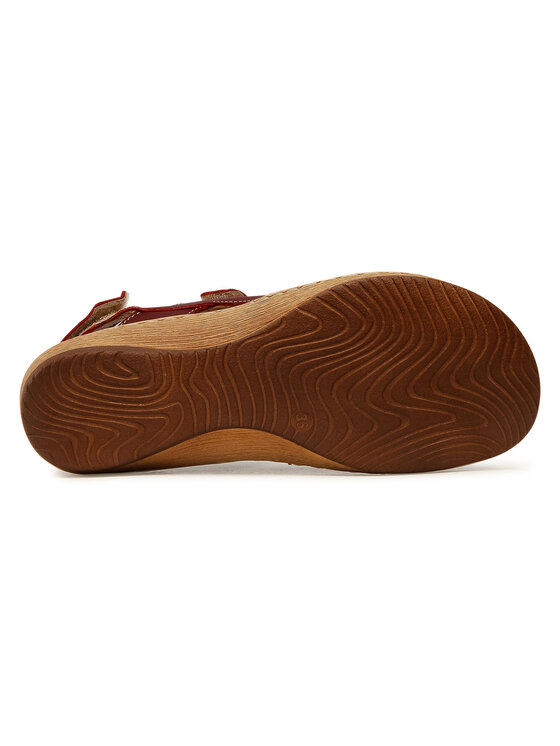 Łukbut Sandali Łukbut 637-008 Bordo rdeča