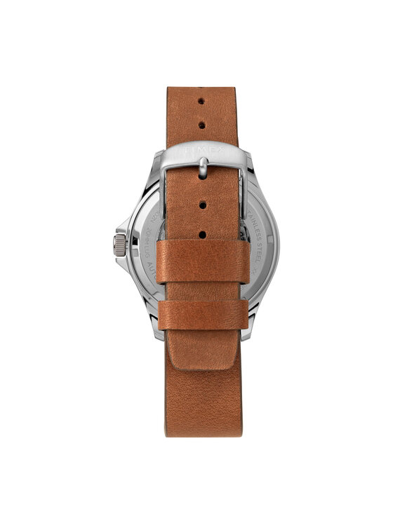 Timex Ročna ura Timex Navi Xl Automatic TW2U09800 Rjava