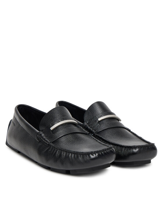 Calvin Klein Mokasinke Calvin Klein Driver Hrdw Lth HM0HM01980 Crna