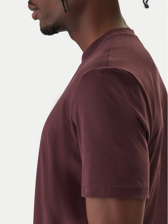 HUGO HUGO Футболка Danotie 50553124 Бордовий Regular Fit