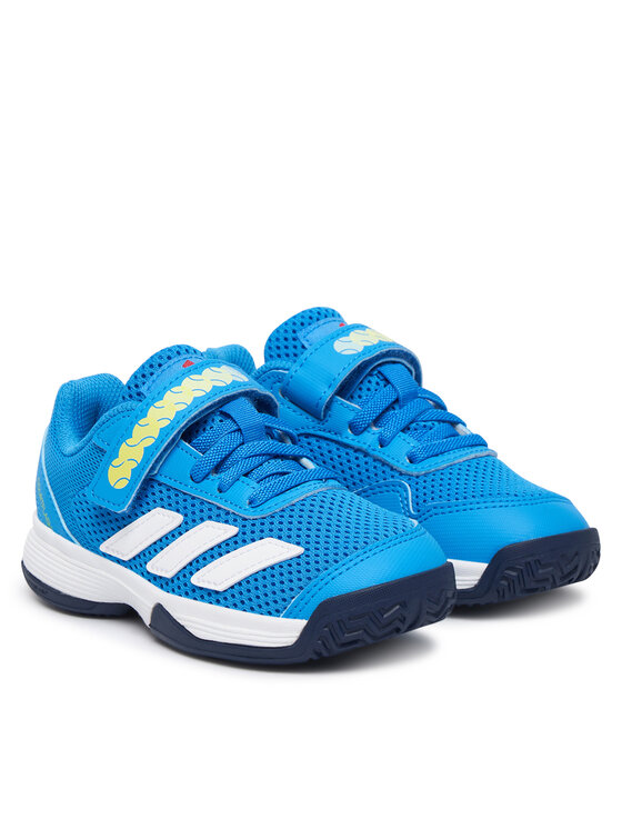 adidas Boty na tenis adidas Courtflash Hook-And-Loop Tennis Shoes Kids KK3864 Modrá