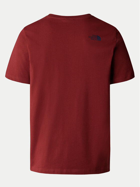 The North Face The North Face Marškinėliai Rust 2 NF0A87NW Raudona Regular Fit