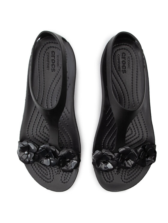 Crocs Sandały Crocs Serena Embellish Sndl W 205601 Czarny