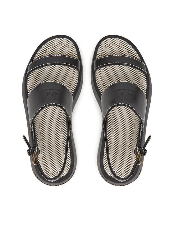 Armani Exchange Босоніжки Armani Exchange XDP054 XV921 00002 Чорний
