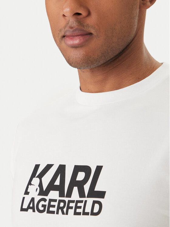 KARL LAGERFELD KARL LAGERFELD Camiseta 755780 500235 Blanco Regular Fit