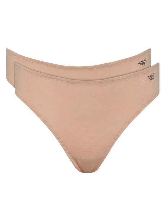 Emporio Armani Underwear Emporio Armani Underwear Conjunto de tangas EW000402 AF25571 U4134 Beige claro