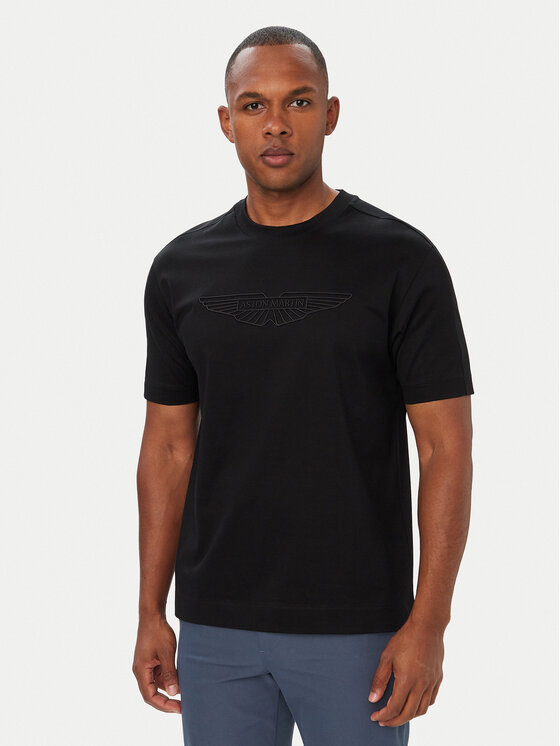 BOSS BOSS Camiseta BOSS x ASTON MARTIN C-Taut 180 50565042 Negro Regular Fit