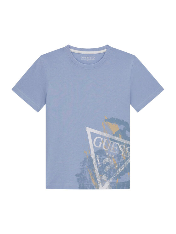 Guess Guess Футболка L6RI14 K8HM4 Блакитний Regular Fit
