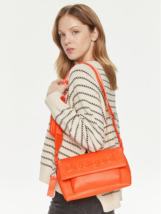 Desigual Ročna torba Desigual 24SAXP79 Oranžna