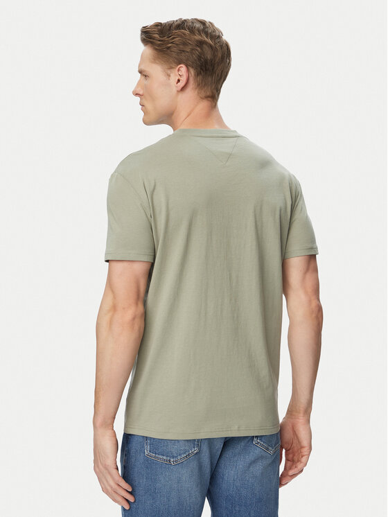 Tommy Jeans Tommy Jeans Camiseta DM0DM20744 Verde Regular Fit