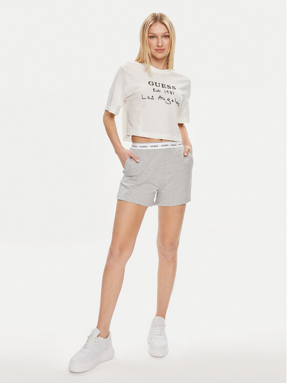 Guess Guess Shorts de pijama O4GD02 KBS91 Gris Loose Fit