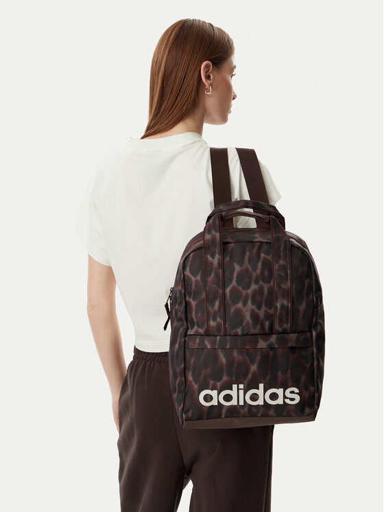 adidas Zaino adidas ADIDAS LINEAR ESSENTIALS GRAPHIC KD2183 Marrone
