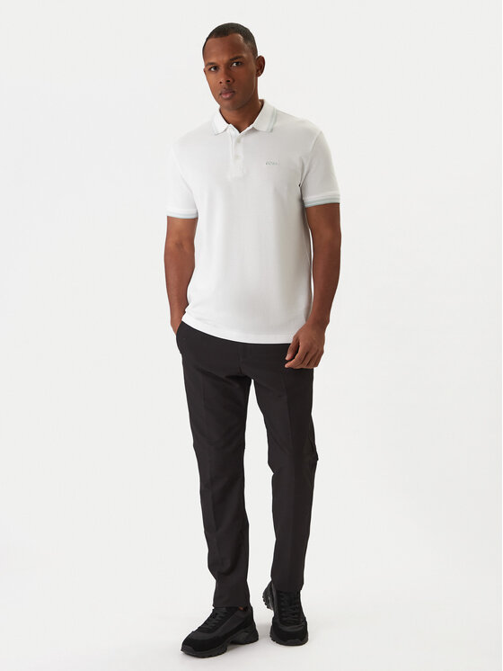 BOSS BOSS Polo Paddy 50469055 Blanco Regular Fit