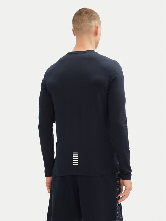 EA7 Emporio Armani EA7 Emporio Armani Hosszú ujjú 8NPT28 PJVQZ 1562 Sötétkék Slim Fit