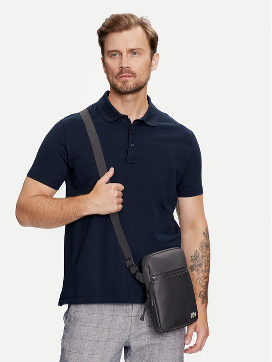 Lacoste Плоска сумка Lacoste M Flat Crossover NH3308LV Чорний