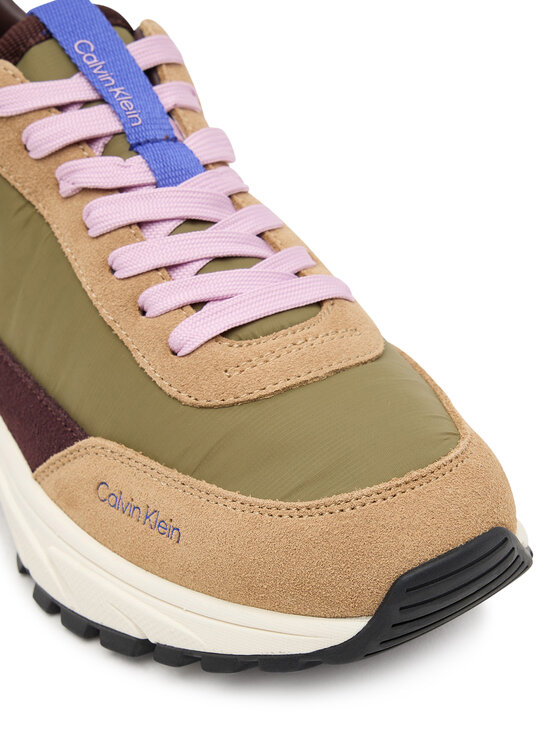 Calvin Klein Tenisice Calvin Klein Hike Runner Mg Nylon Mix YW0YW02075 Zelena