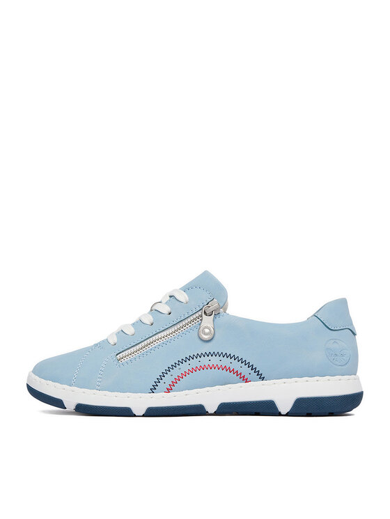 Rieker Sneakersy Rieker 42424-10 Niebieski