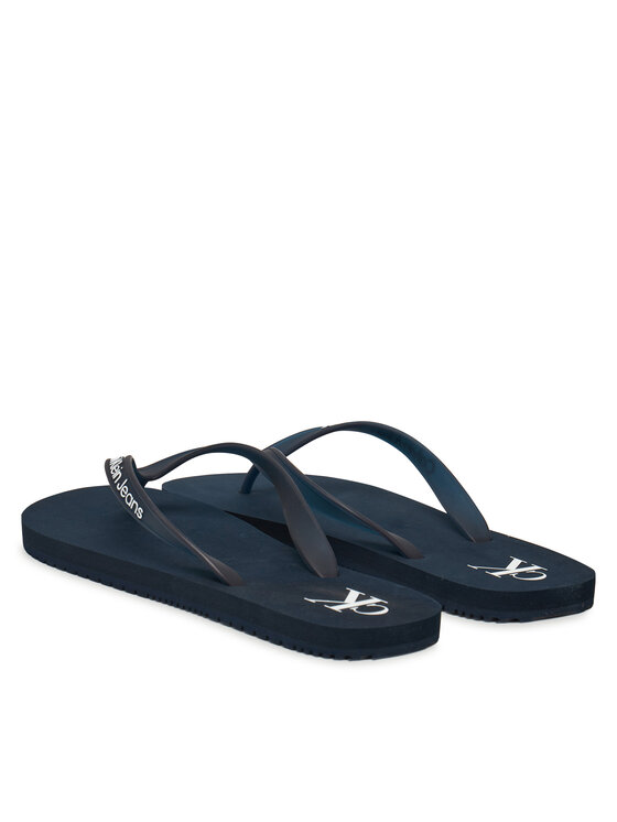Calvin Klein Jeans Infradito Calvin Klein Jeans Beach Sandal Transparent Tpu YM0YM01267 Blu scuro