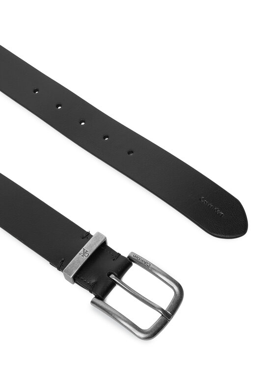 Calvin Klein Curea Calvin Klein Seasonal Logo Tumbled 35Mm Fixed LV04D7128G Negru