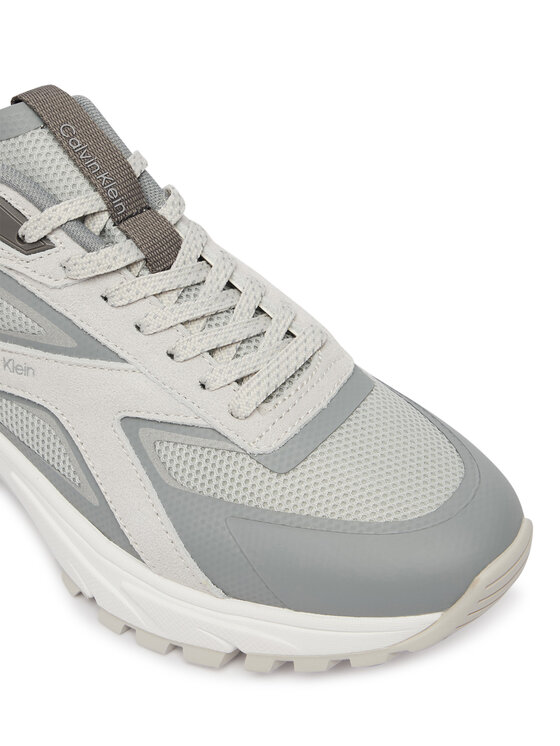 Calvin Klein Laisvalaikio batai Calvin Klein Hike Runner Ck Stripe Refl Su HW0HW03107 Pilka